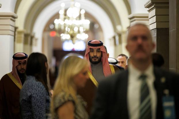 Saudi Prime Minister Mohammed bin Salman at the U.S. Capitol