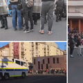 U Ljubljani još jedan prosvjed protiv korona mjera: Policija koristi suzavac i vodene topove