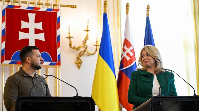 Ukraine's President Zelenskiy visits Slovakia