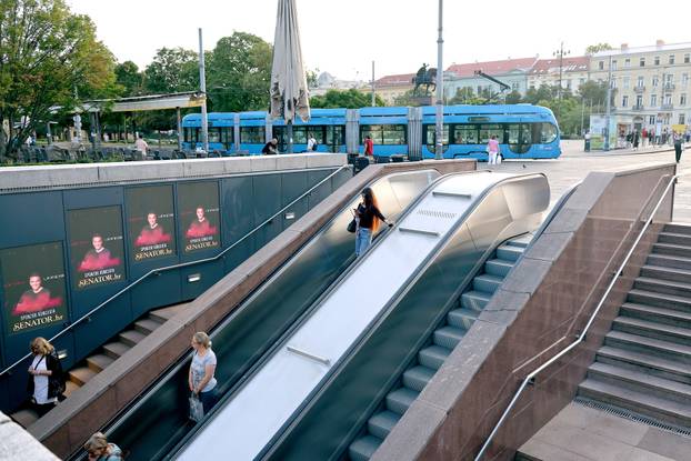 Zagreb: Pokretne stepenice kod Importane centra ponovno rade