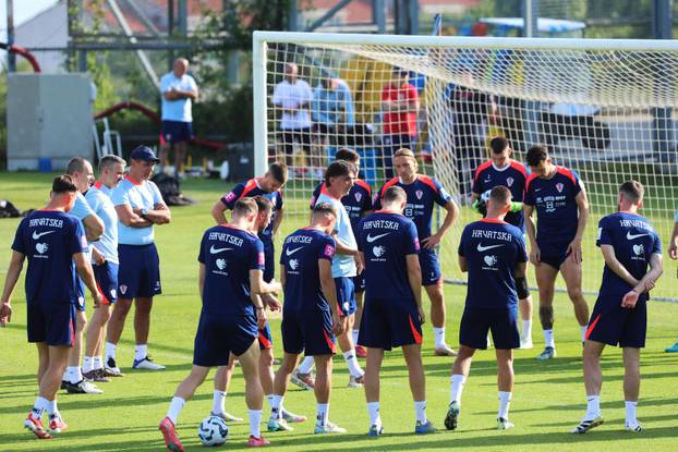 Rijeka: Trening nogometne reprezentacije Hrvatske