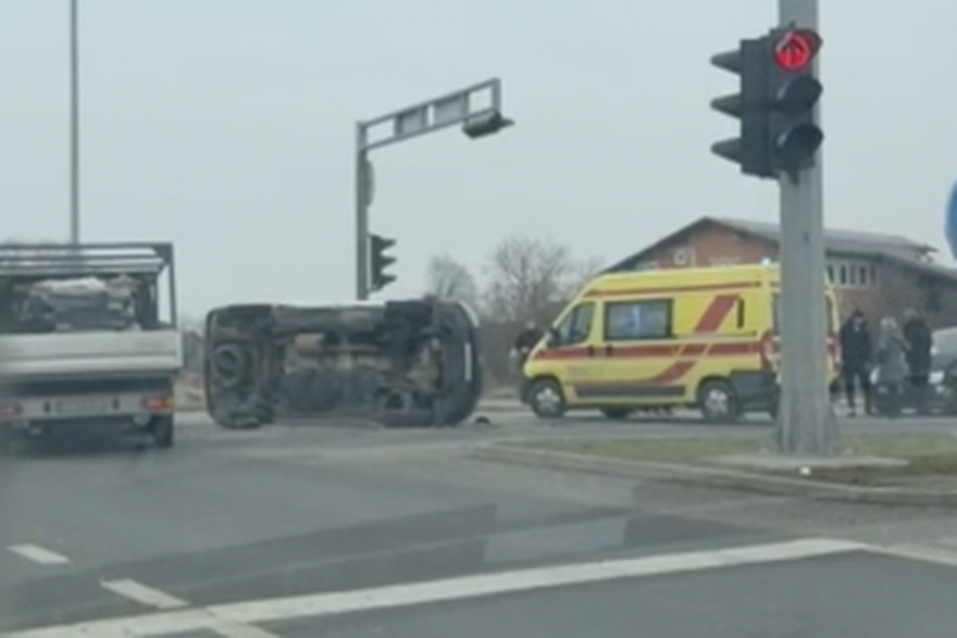 Prometna nasre&cacute;a kod Zagreba