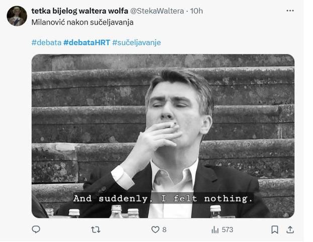 FOTO Internet se još nije ugasio! Ljudi o debati: 'Slogan drugog kruga je - kakvo je, takvo je...'