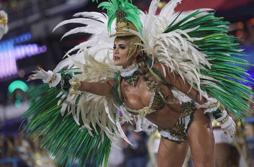 Carnival magic descends on Rio as first night of elite samba schools lights up the Sambadrome, in Rio de Janeiro