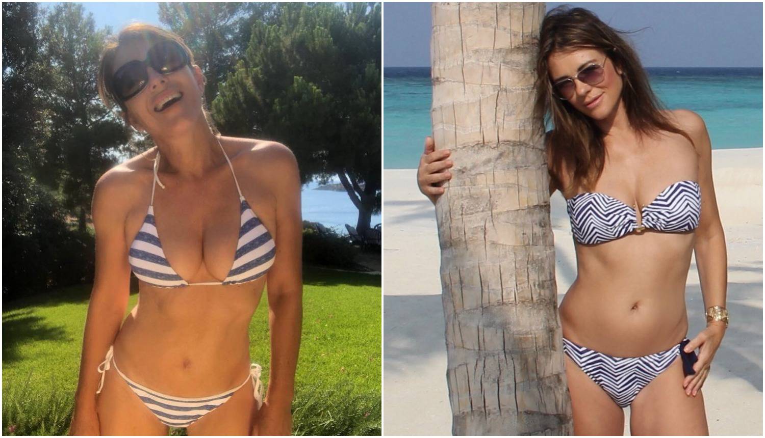 Liz Hurley (55) oduševila linijom