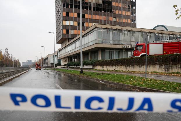 Zagreb: Vjesnikov neboder dva dana nakon požara, policijska istraga u tijeku