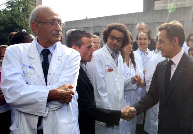Prof. dr. Henri Bismuth (lijevo), jedan od utemeljitelja zahvata transplantacija u svijetu