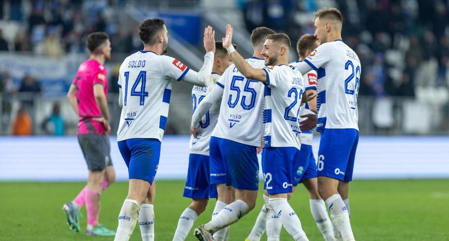 Osijek: NK Osijek i NK Lokomotiva u utakmici 16. kola Prve HNL