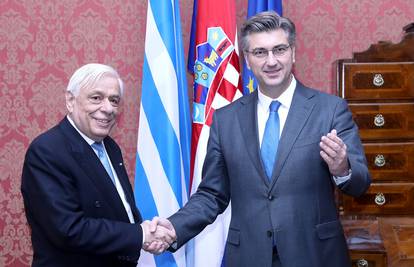 Plenković i Pavlopoulos žele jaču suradnju Hrvatske i Grčke