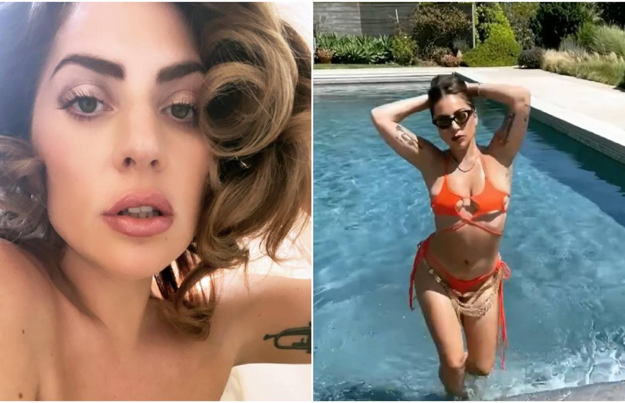 Lady Gaga zavodljivim izlaskom iz bazena pokazala seksi tijelo