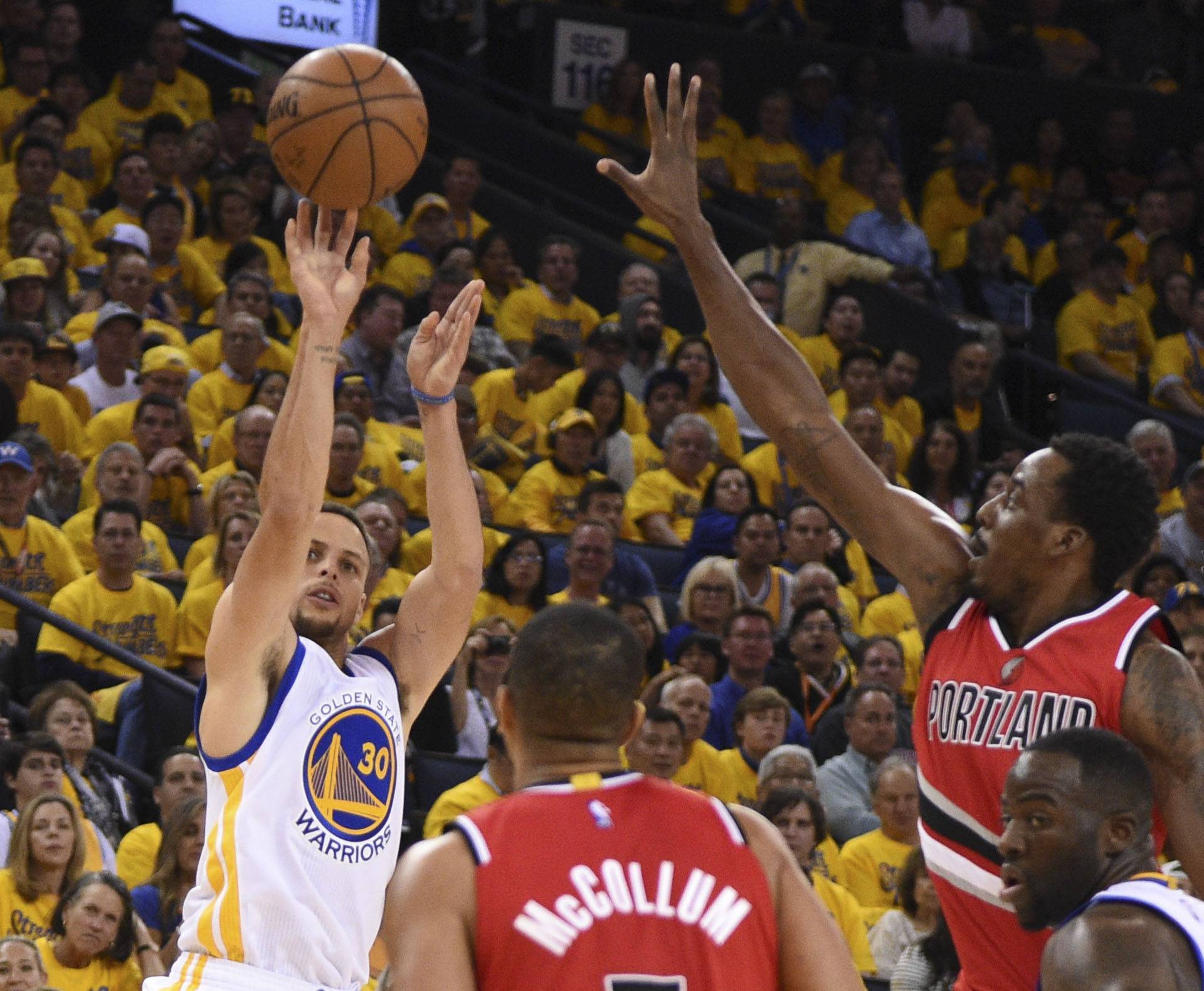 NBA: Playoffs-Portland Trail Blazers at Golden State Warriors