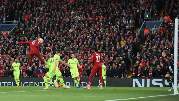 Liverpool v Barcelona - UEFA Champions League - Semi Final - Second Leg - Anfield
