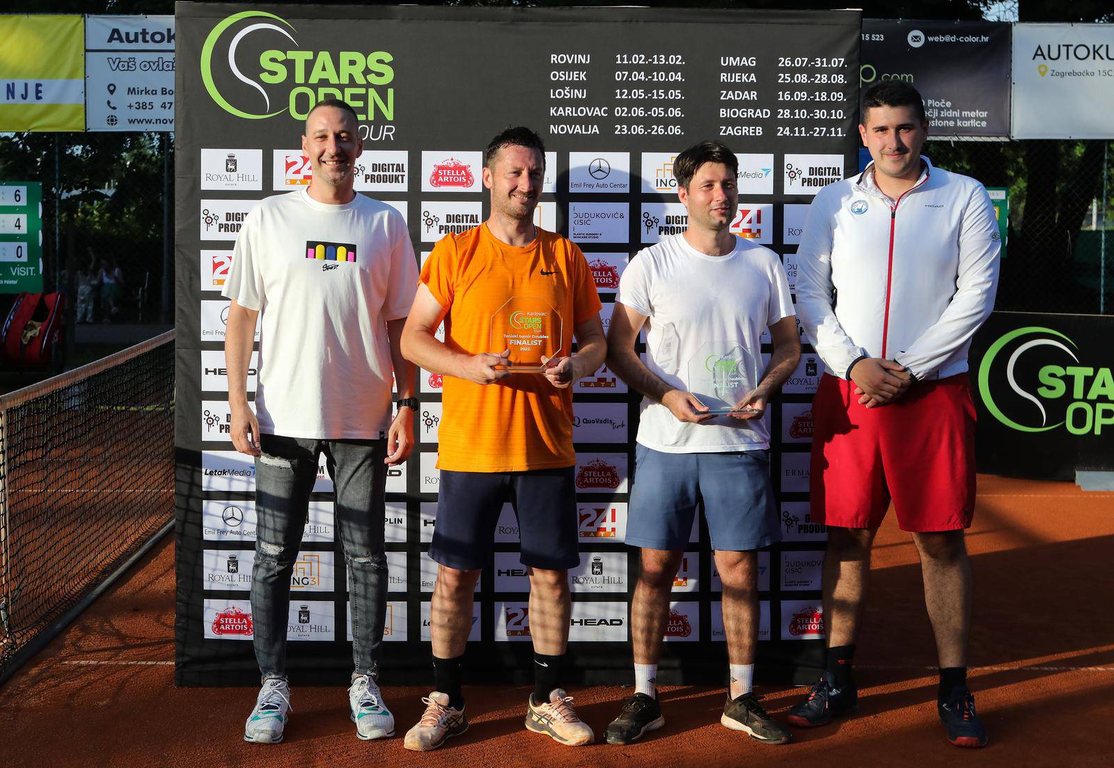 Karlovac: Završen je teniski turnir Stars Open Tour 