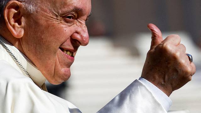 FILE PHOTO: Pope Francis holds general audience at the Vatican