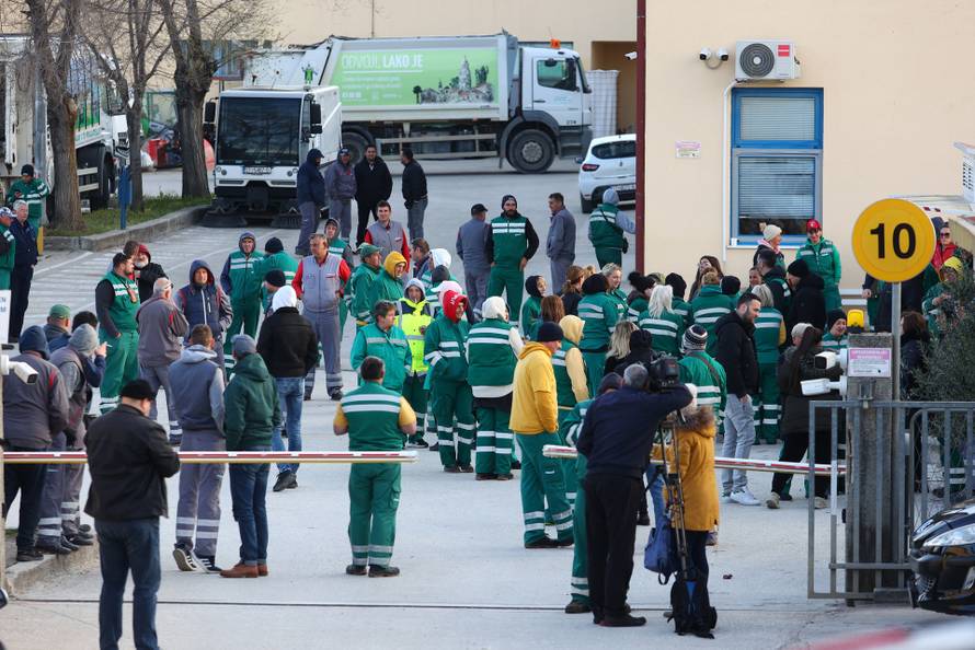 Split: Radnici Čistoće započeli štrajk
