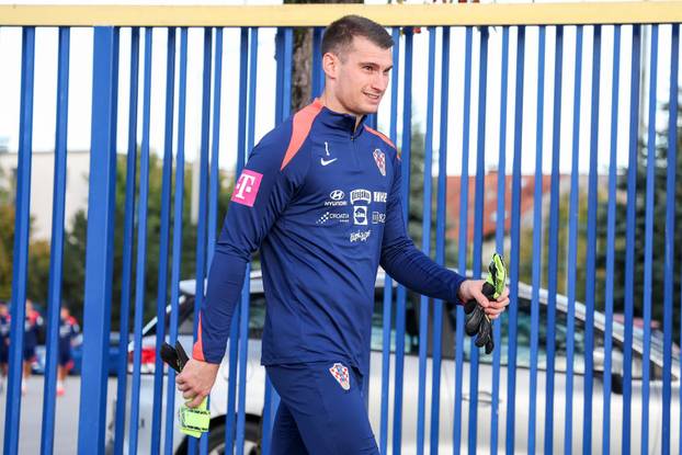 Zagreb: Trening hrvatske nogometne repreznetacije