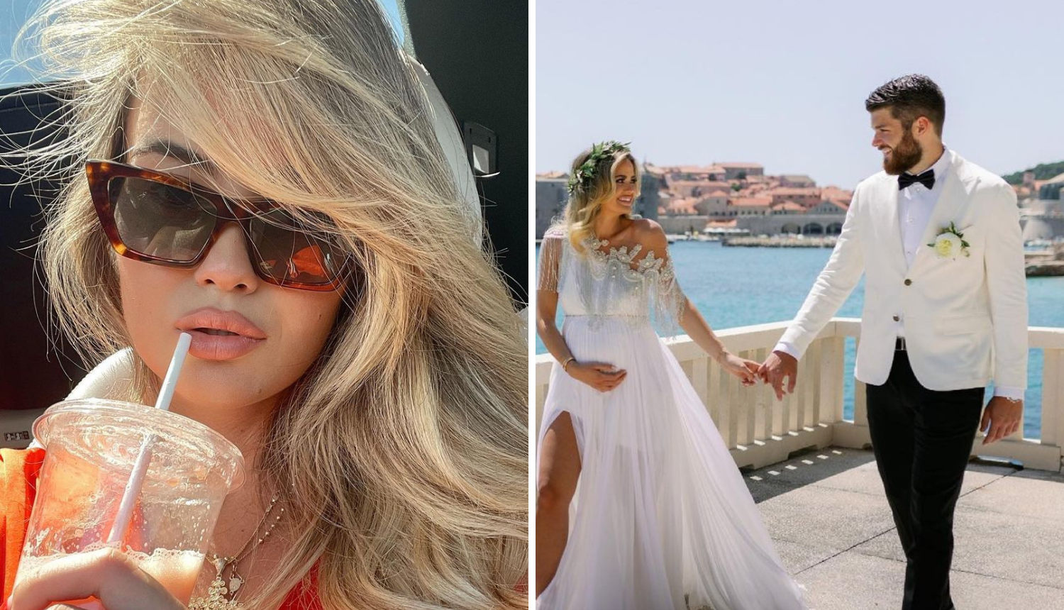 Adriana Đurđević objavila fotke s vjenčanja: Duje šarmirao u odijelu, ona pokazala trbuščić