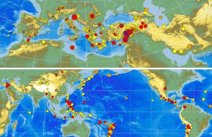 Pogledajte kartu potresa: Evo gdje se sve treslo tlo u zadnjih tjedan dana. Tu je i Hrvatska...