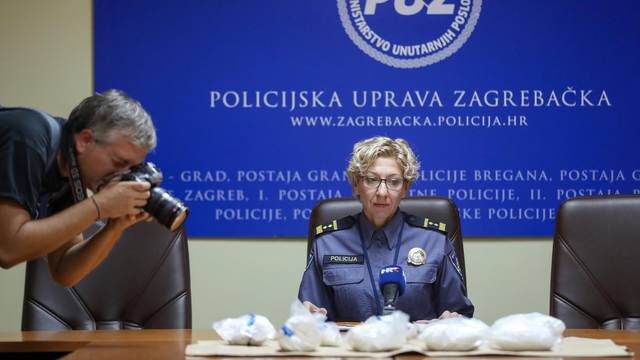 Zagreb: Konferencija za medije povodom zaplijene veÄe koliÄine droge