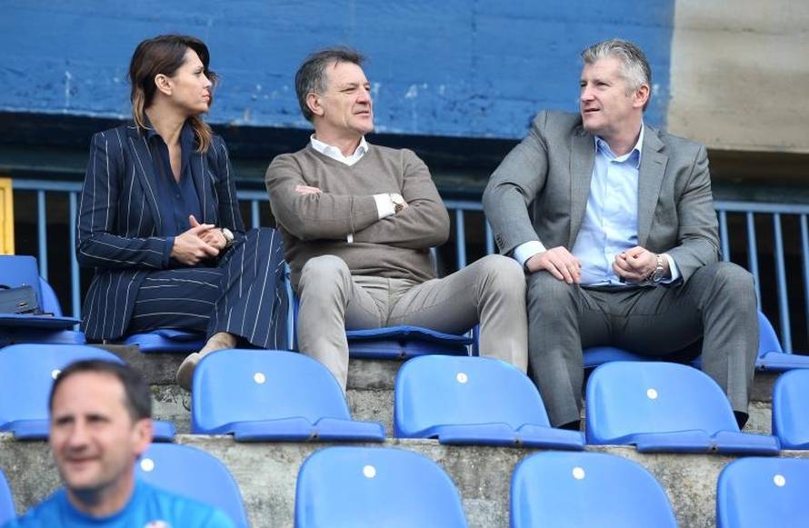 Mamić, Šuker i Mila Horvat na prvom treningu na Maksimiru