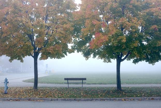 Pravo jesensko jutro u Zagrebu