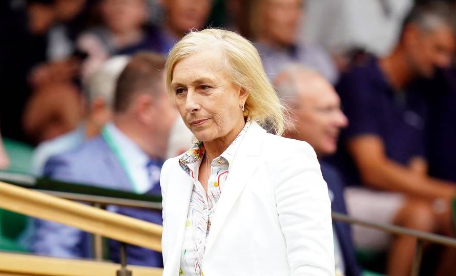 Martina Navratilova file photo