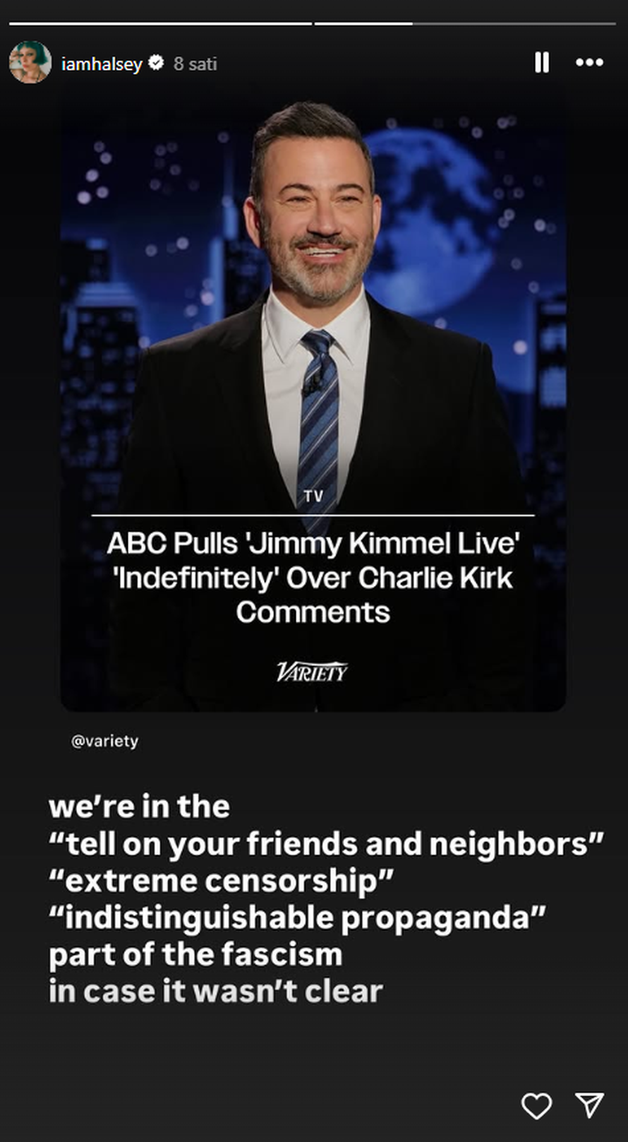 Hollywood je stao uz Jimmyja Kimmela: Strašno! Suspenzija je udar na slobodu govora...