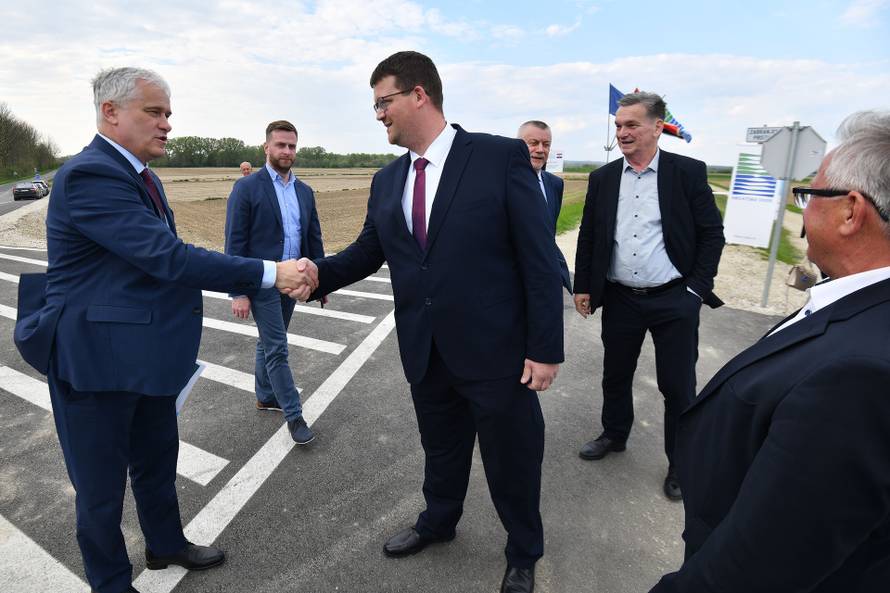 Nedelišće: Otvorenje rekonstruiranog djela nasipa kod Gornjeg Hrašćana