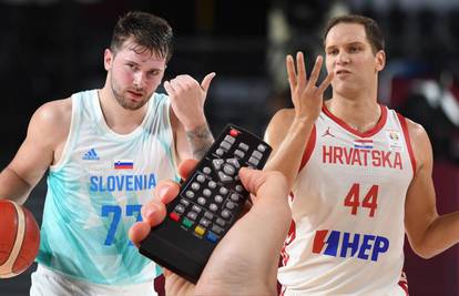 Evo gdje možete gledati okršaj košarkaša Hrvatske i Slovenije
