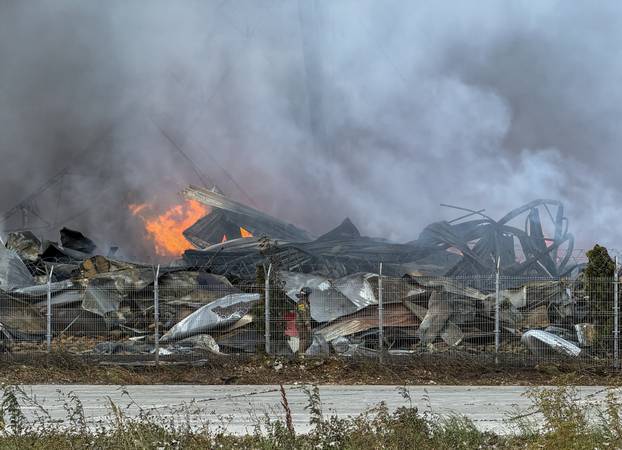 Wildberries warehouse in Moscow region on fire after Ukrainian drone attack