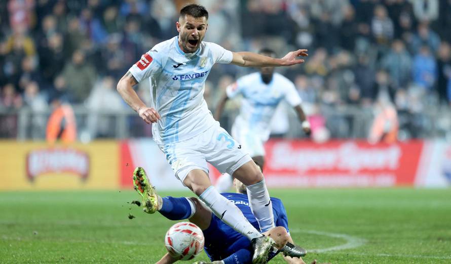 Rijeka s igračem manje do boda protiv Slaven Belupa u 19. kolu SuperSport HNL-a