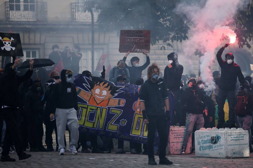 Nationwide protests in France against the cost of living