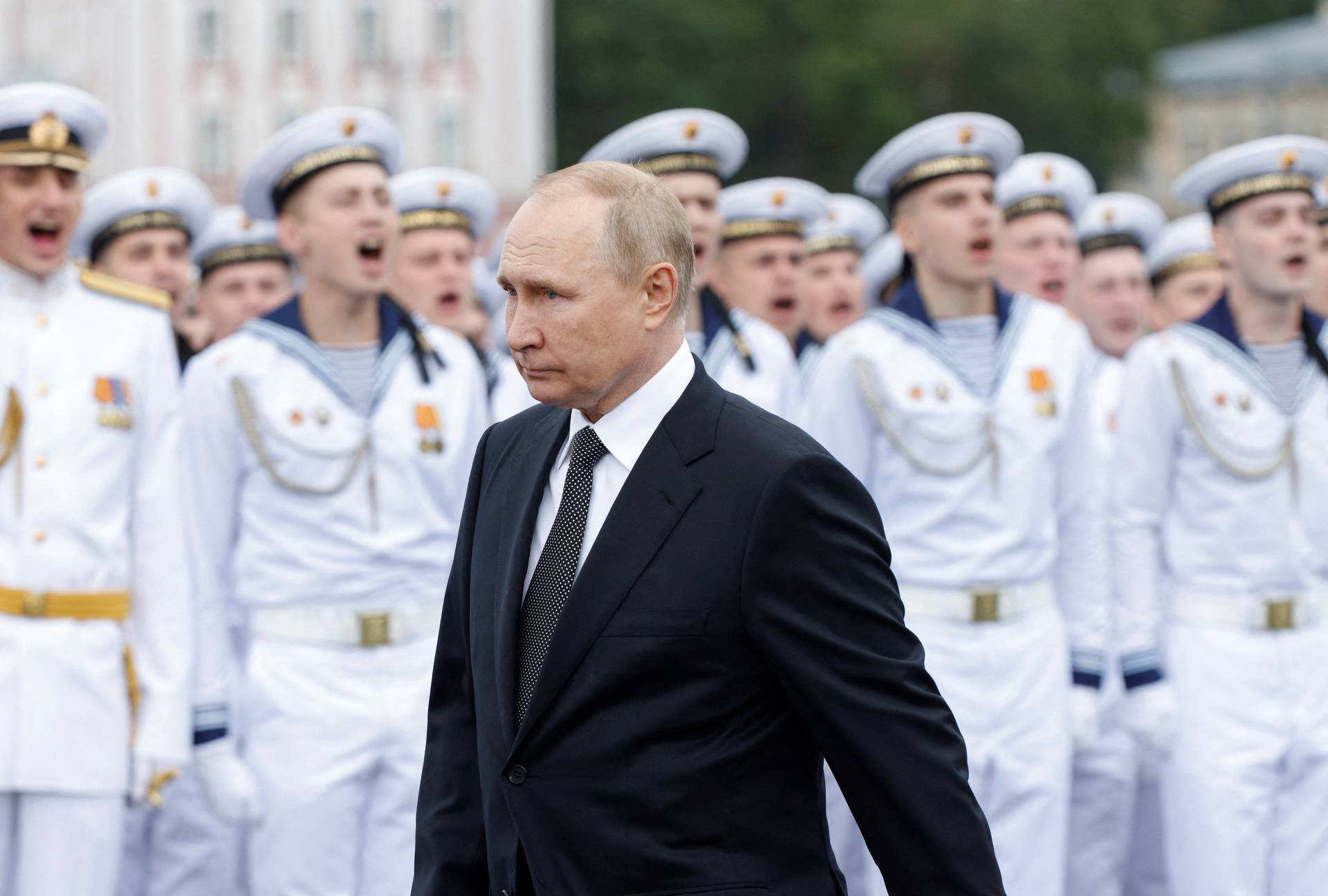 Russian Navy Day celebrations in Saint Petersburg