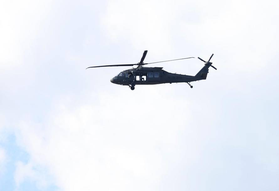 Zagreb: Generalna proba svečanog vojnog mimohoda - zračne snage 