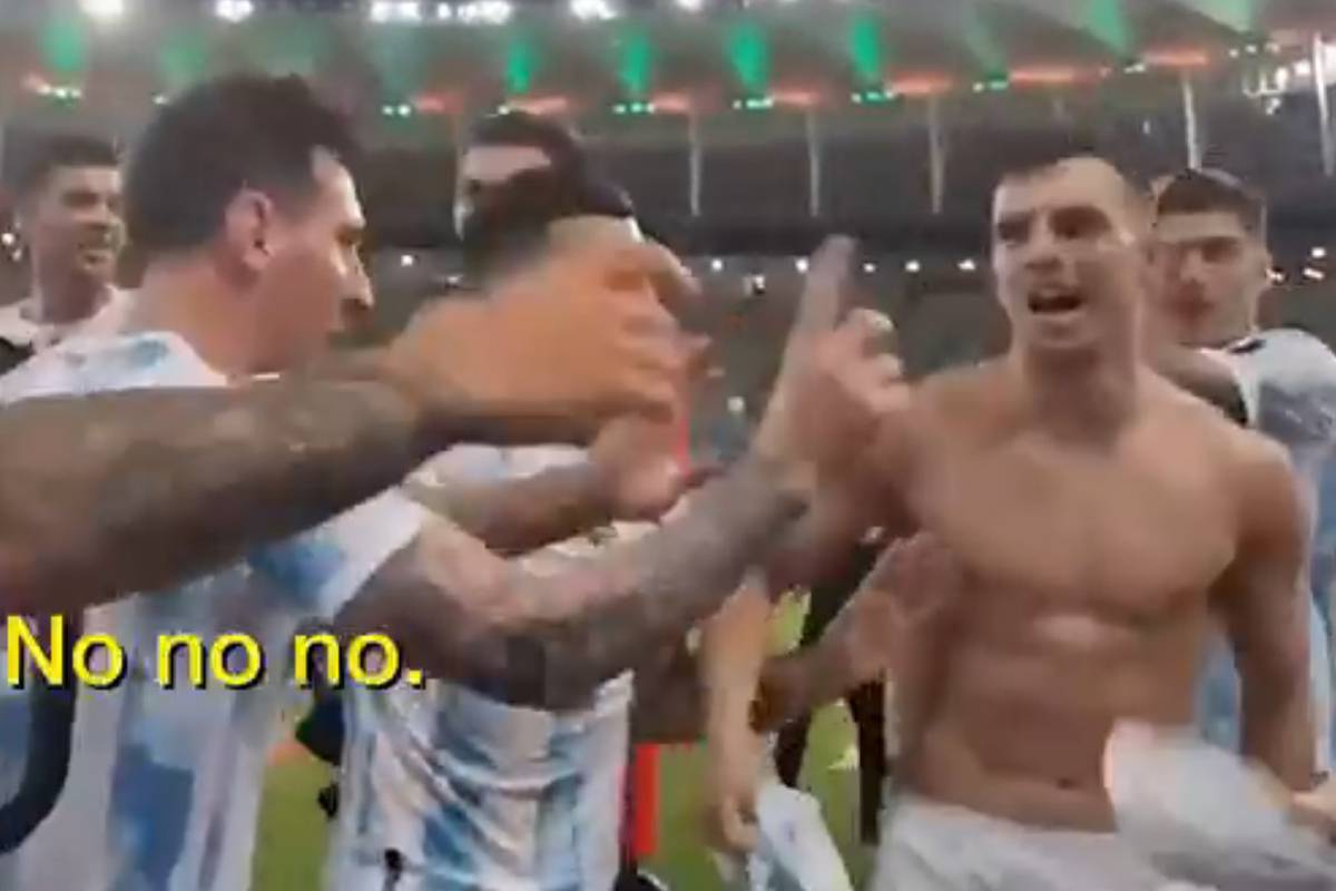 VIDEO Messi ušutkao suigrača