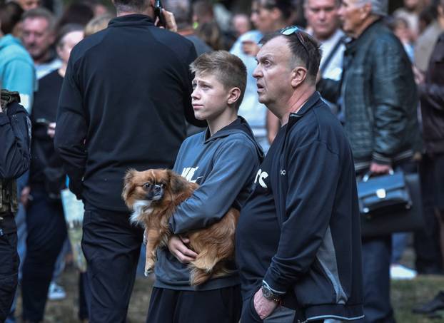 Aftermath of a Russian missile attack in Dnipro
