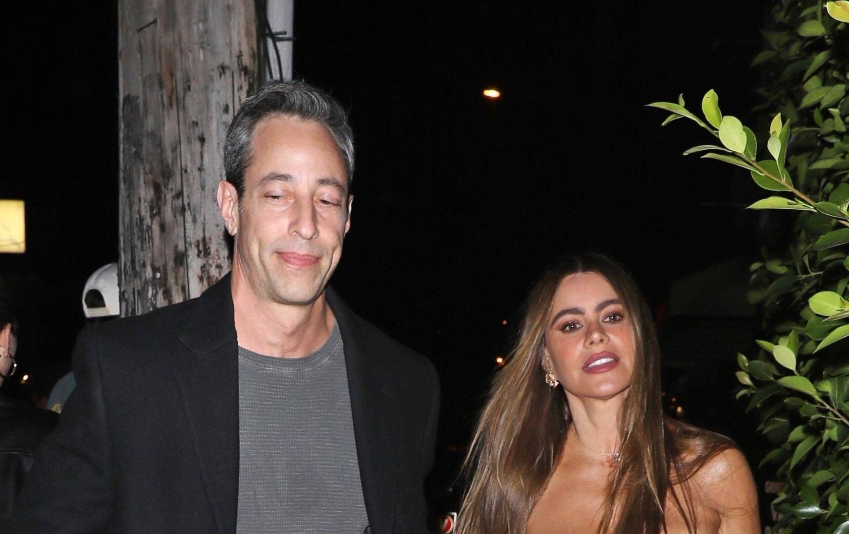 *EXCLUSIVE* Sofia Vergara and new boyfriend Justin Saliman head out for a romantic dinner date in Santa Monica!