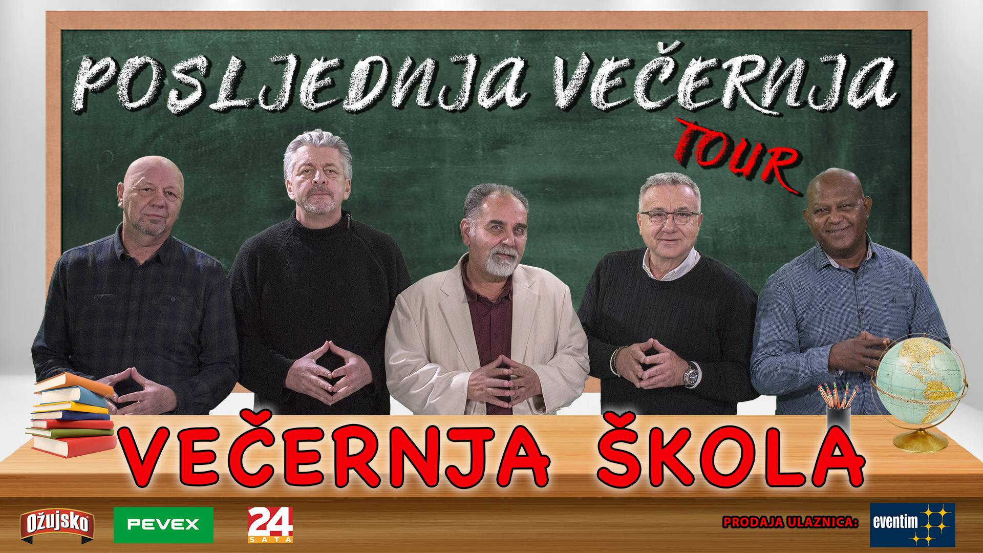 Oproštajna turneja kultne „Večernje škole“ Željka Pervana od 17. veljače