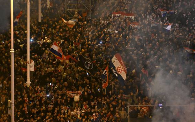Zagreb: Docek broncanih rukometasa