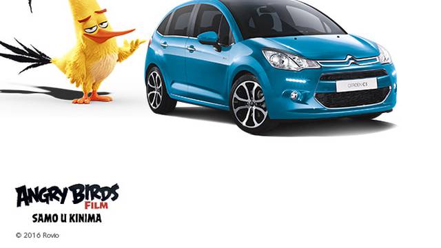 Citroën C3 i C3 Picasso u akciji s Angry Birds tijekom lipnja