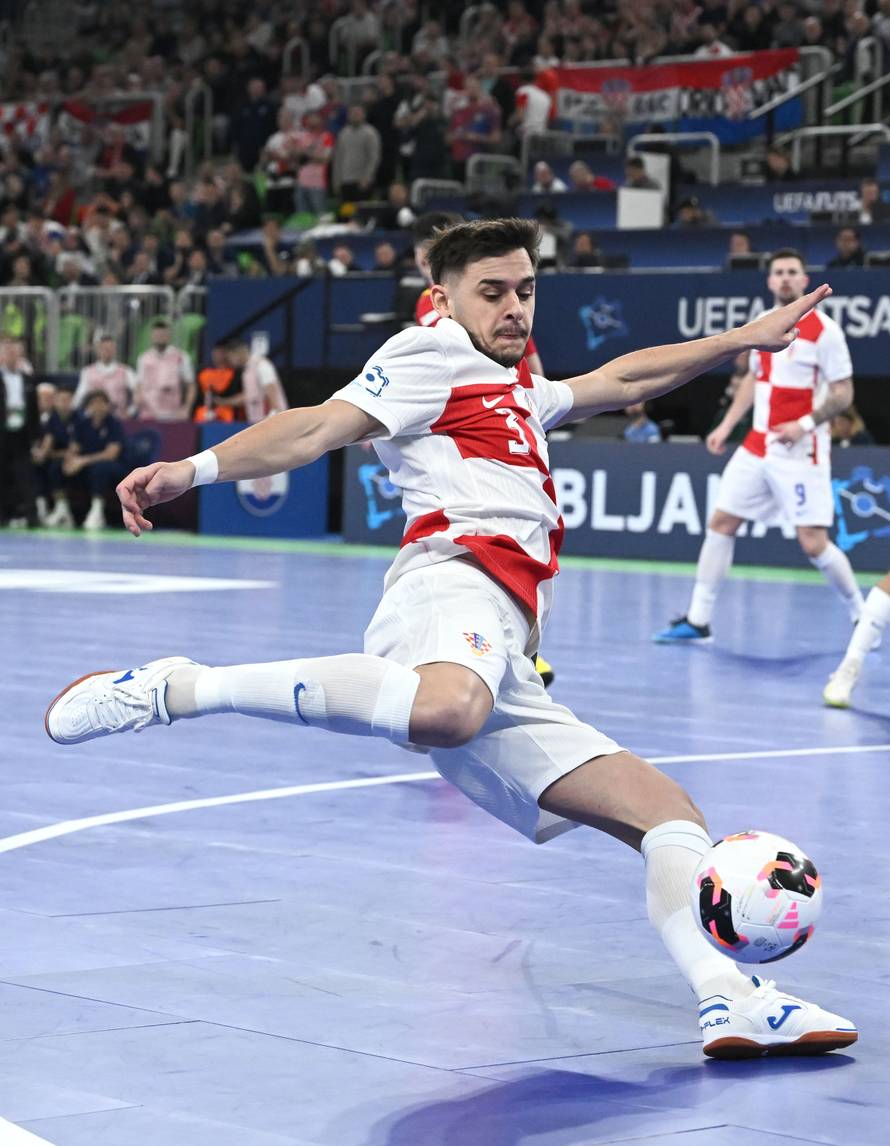 Susret Hrvatske i Španjolske u polufinalu Europskog prvenstva u futsalu