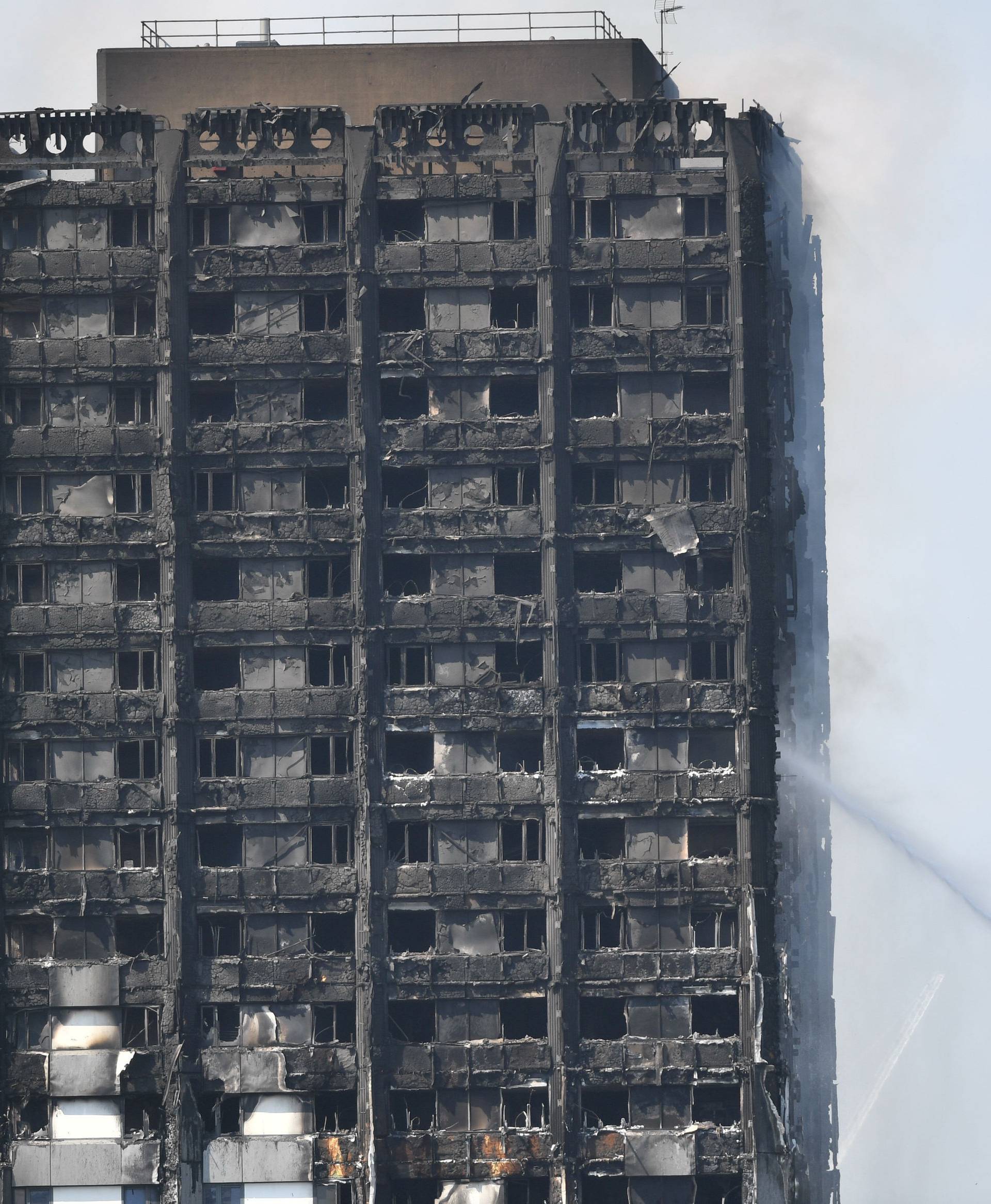 Tower block fire in London