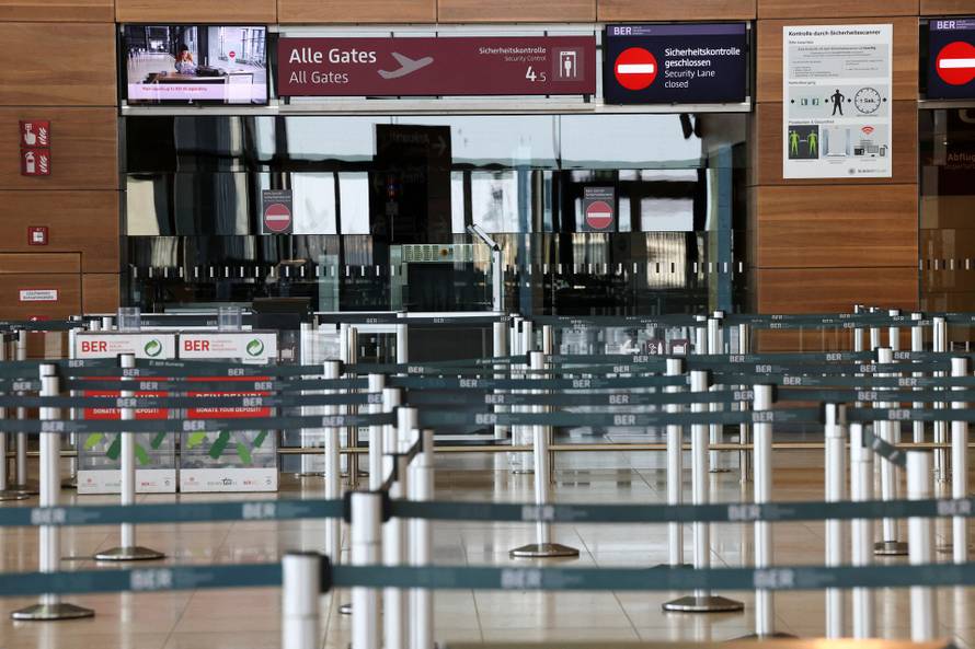 German trade union Verdi strikes at Berlin Brandenburg Airport BER