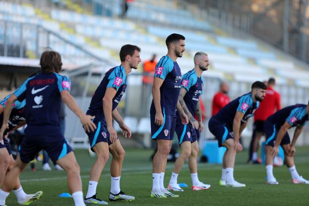 Rijeka: Trening Hrvstake nogometne reprezentacije