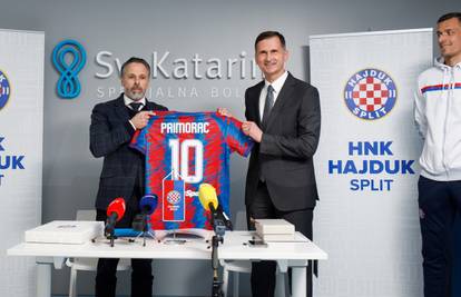 Suradnja Hajduka i specijalne bolnice Sv. Katarine: Igrači će imati najbolju moguću skrb
