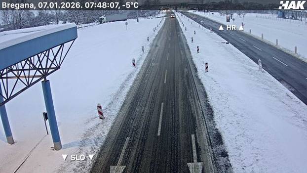 FOTO Autoceste diljem Hrvatske zametene snijegom, pogledajte