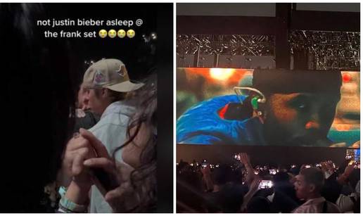 Širi se viralan video: Bieber je 'zadrijemao' na koncertu kolege