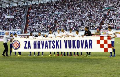 Hajduk "Za hrvatski Vukovar": Lijepa gesta igrača na derbiju...