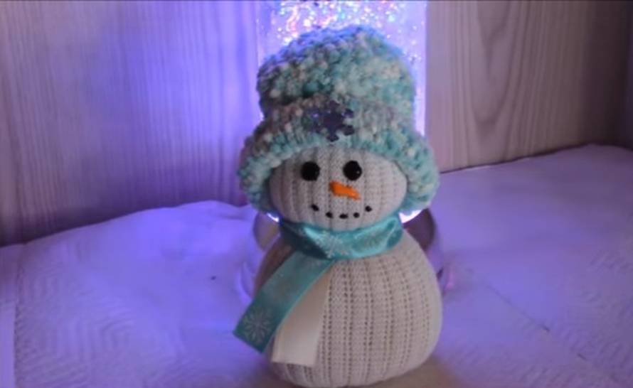 Napravite snjegovića od čarape i riže - tako lako, a tako super