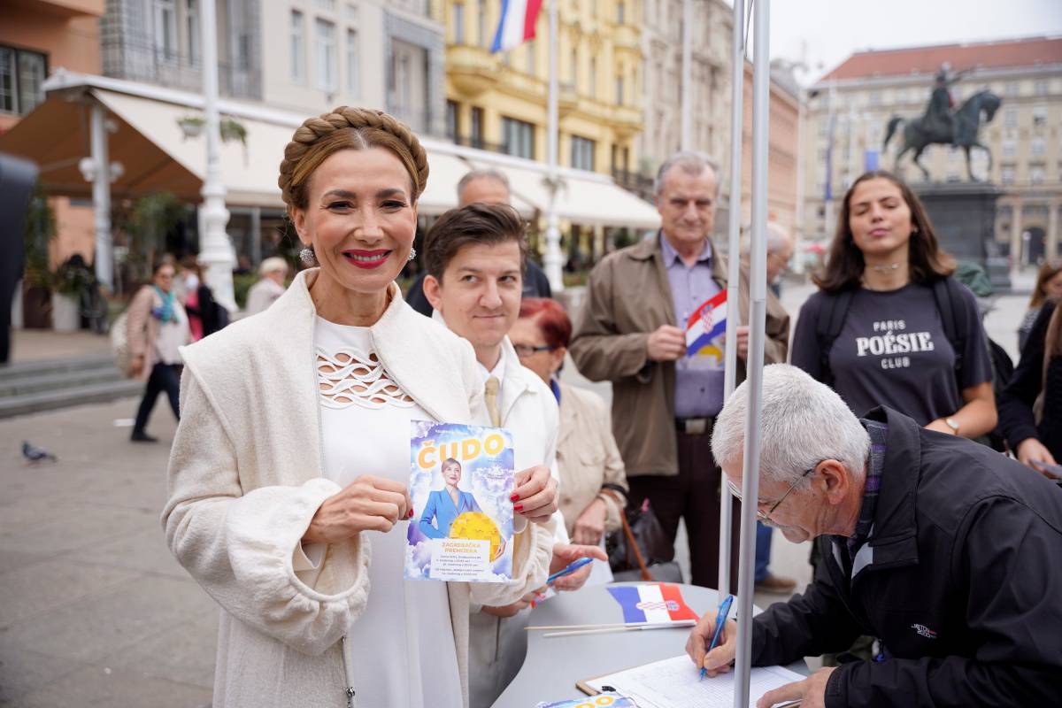 Ecija Ojdanić prikupljala potpise za kandidaturu za predsjednicu